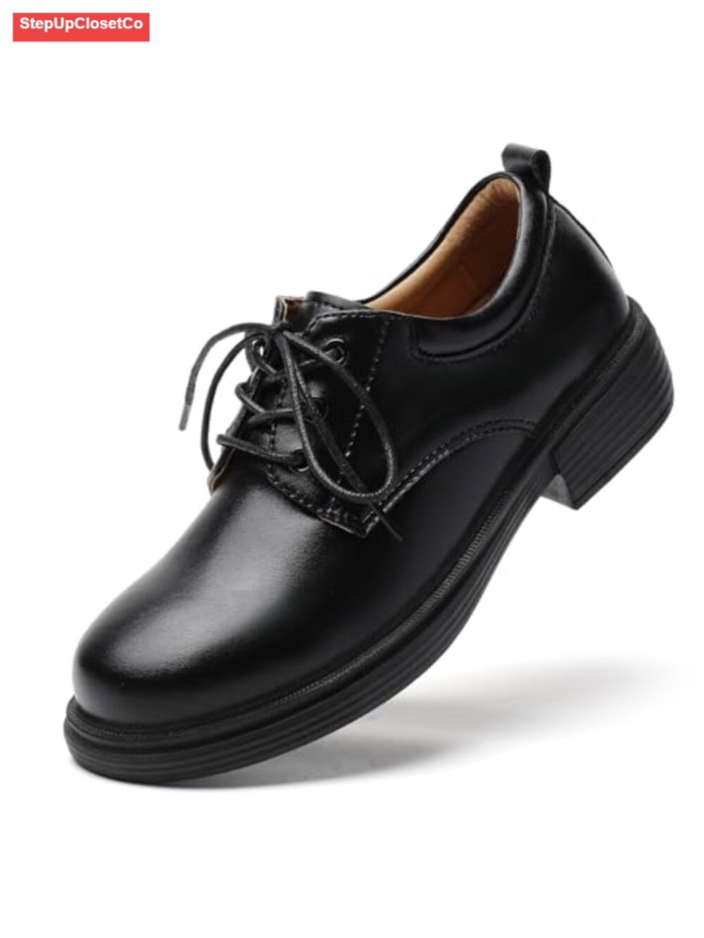 Women's Oxford Shoes Patent Leather Lace Up Dress Work Uniform